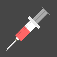 syringe, needle, injection, vaccine
